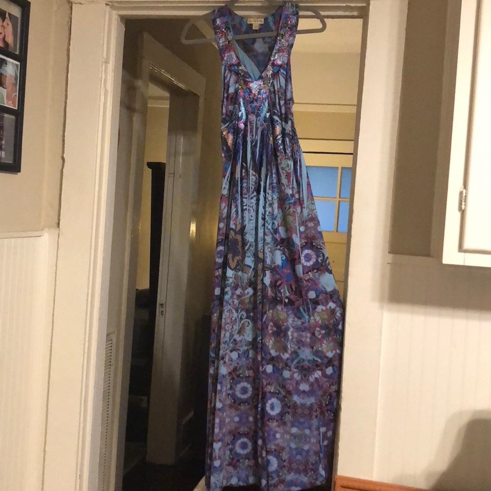 Live and Let Live Women's Embellished Maxi Dress
